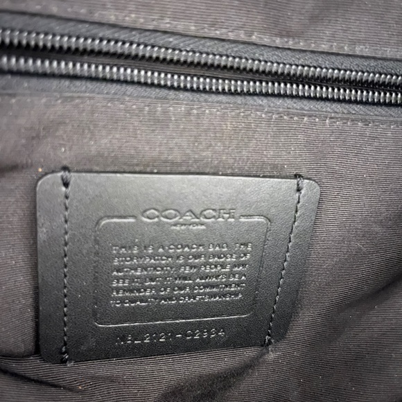 Coach Graham Men's Backpack With Laptop Compartment Brown - Picture 3 of 4